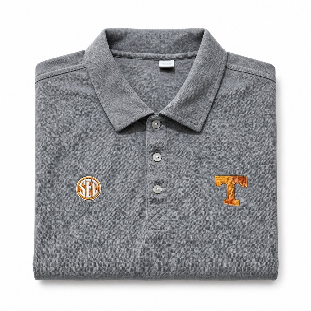 Tennessee Volunteers SEC Gray Performance Cutter & Buck XL Polo Shirt MCK00900